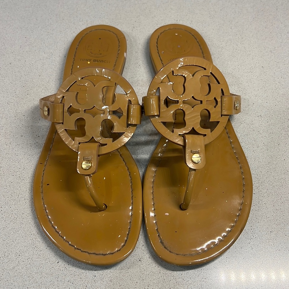Tory Burch Miller Sandal in Tan